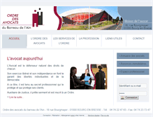 Tablet Screenshot of bourg-avocats.com